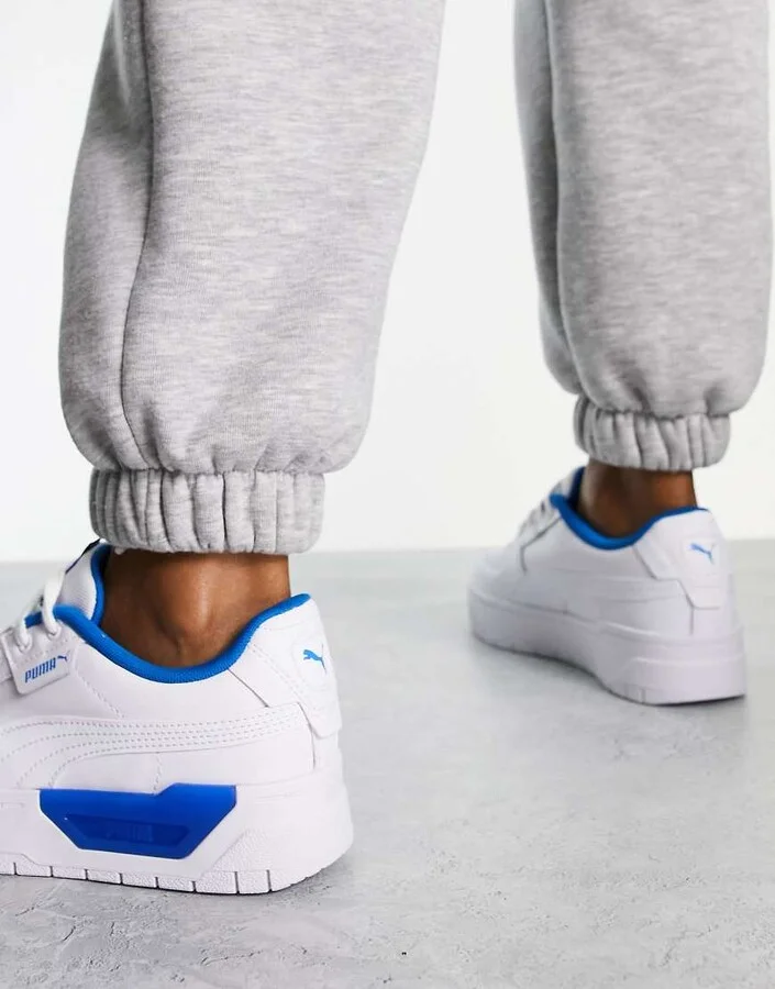 Puma Cali Dream pop sneakers in white and blue - Image 3