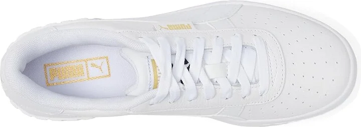 PUMA Cali Wedge Women's Shoes Puma White/Puma White : 6 B - Medium, Synthetic/Faux Leather - Image 2