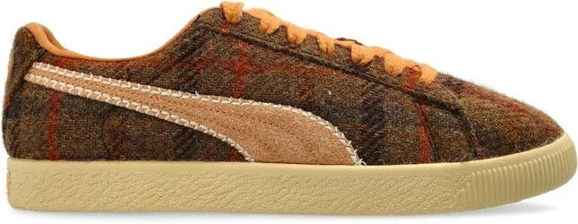 Puma Clyde Harris Tweed Lace-Up Sneakers
