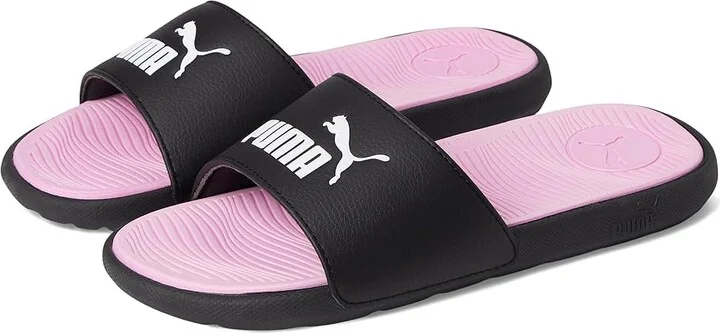PUMA Cool Cat Women's Shoes Puma Black/Puma White/Pale Pink 1 : 6 B - Medium, Synthetic