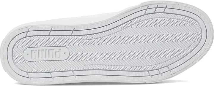 PUMA Court Classic Vulc First Class Women's Lace up casual Shoes Puma White/Puma Gold : 5.5 B - Medium, Leather - Image 3