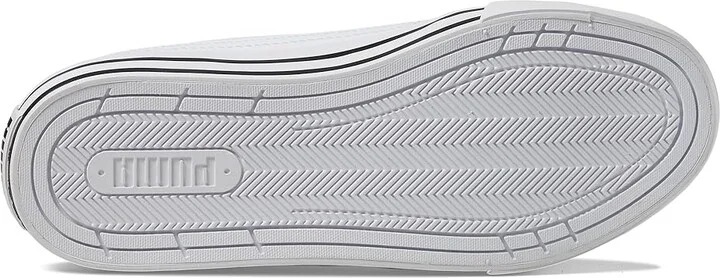 PUMA Court Classic Vulc Mid Men's Shoes Puma White/Puma Black 1 : 7 D - Medium, Leather - Image 3