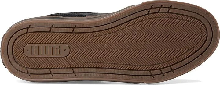 PUMA Court Classic Vulc Shoes Men's Shoes Black/Gold : 8 D - Medium, Canvas - Image 3