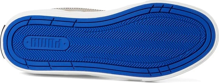 PUMA Court Classic Vulc Shoes Men's Shoes Ice Coffee/Black/Mountain Blue : 9.5 D - Medium, Canvas - Image 3