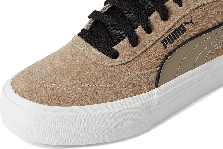 PUMA Court Classic Vulc Shoes Men's Shoes Ice Coffee/Black/Mountain Blue : 9.5 D - Medium, Canvas - Image 7