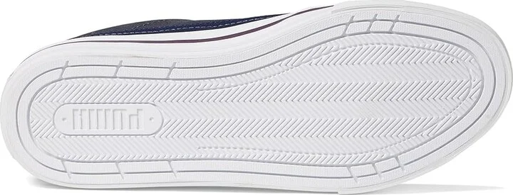 PUMA Court Classic Vulc Shoes Men's Shoes Strong Gray/Silver Mist/Club Navy : 11 D - Medium, Canvas - Image 3