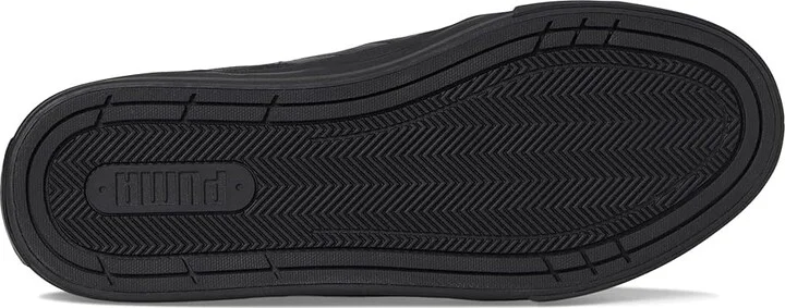 PUMA Court Classic Vulc Slip On Sneakers Men's Snow Shoes Puma Black/Puma Black : 11.5 D - Medium, Canvas/Rubber - Image 3
