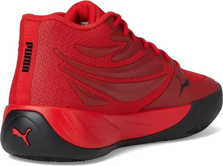 PUMA Court Pro Men's Basketball Shoes For All Time Red/Puma Black : 7 D - Medium - Image 4