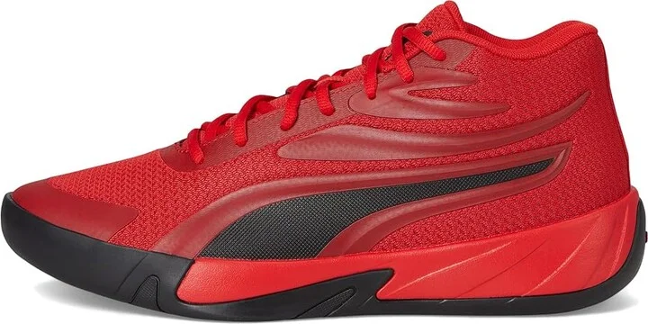 PUMA Court Pro Men's Basketball Shoes For All Time Red/Puma Black : 7 D - Medium - Image 6