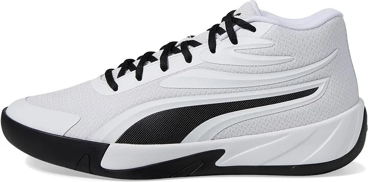 PUMA Court Pro Men's Basketball Shoes Puma White/Puma Black : 7 D - Medium, Textile - Image 6