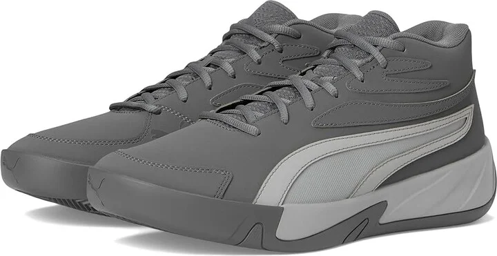 PUMA Court Pro Men's Basketball Shoes Slate Sky/Matte Silver : 10 D - Medium