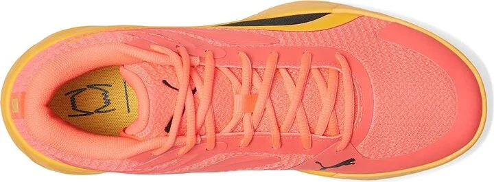PUMA Court Pro Men's Basketball Shoes Sunset Glow/Sun Stream : 9.5 D - Medium, Textile - Image 2