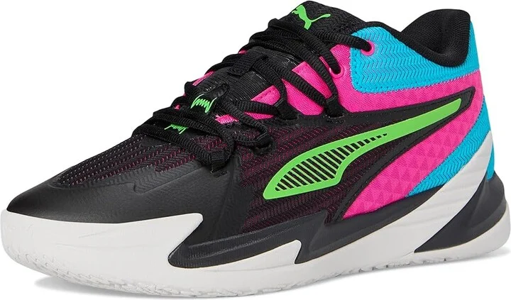 PUMA Dagger Basketball Shoes Men's Basketball Shoes Puma Black/Fluro Pink Pes : 7.5 D - Medium - Image 5