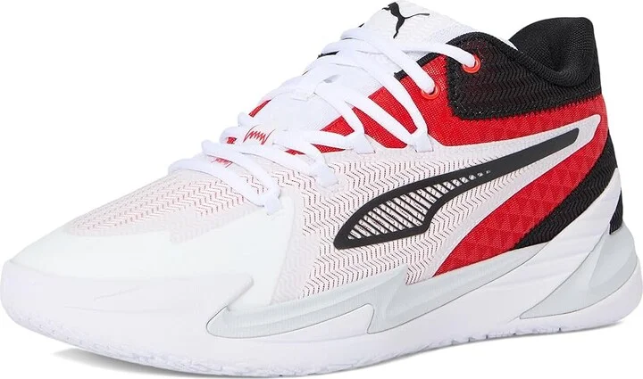 PUMA Dagger Basketball Shoes Men's Basketball Shoes Puma Red/Puma Black : 9.5 D - Medium - Image 5