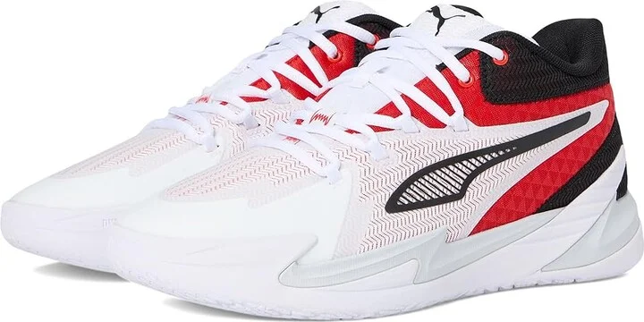 PUMA Dagger Basketball Shoes Men's Basketball Shoes Puma Red/Puma Black : 9.5 D - Medium
