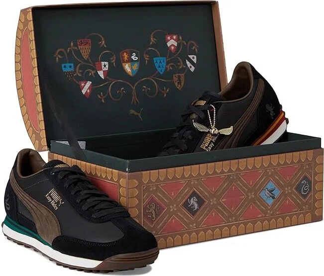 PUMA Easy Rider Harry Potter Sneakers Men's Snow Shoes Puma Black/Chocolate : 11.5 D - Medium - Image 7