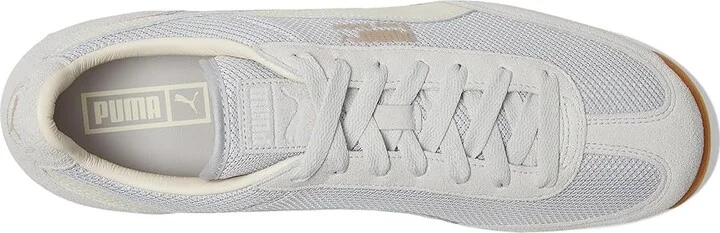 PUMA Easy Rider Shoes Men's Shoes Glacial Gray/Frosted Ivory : 8.5 D - Medium, Leather/Synthetic - Image 2
