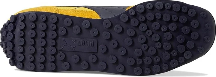 PUMA Easy Rider Shoes Men's Shoes Pele Yellow/New Navy : 10 D - Medium, Leather/Synthetic - Image 3