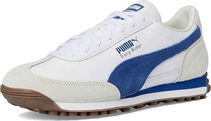 PUMA Easy Rider Shoes Men's Shoes Puma White/Clyde Royal : 13 D - Medium, Leather/Synthetic - Image 5