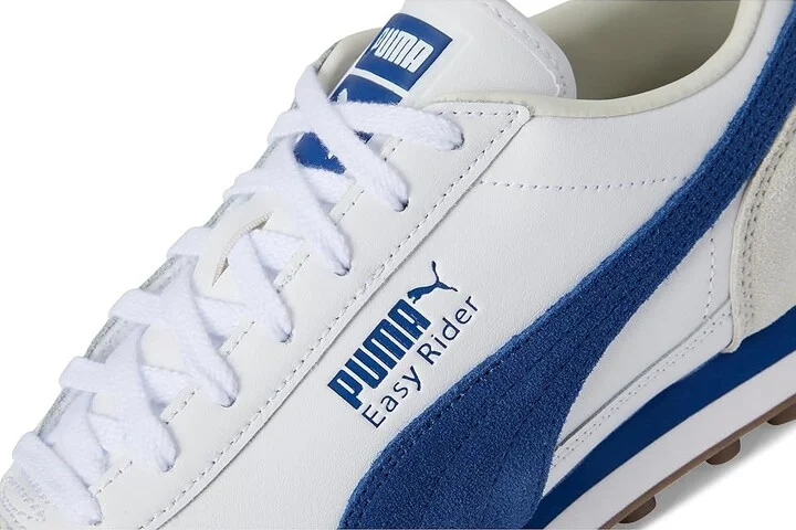 PUMA Easy Rider Shoes Men's Shoes Puma White/Clyde Royal : 13 D - Medium, Leather/Synthetic - Image 7