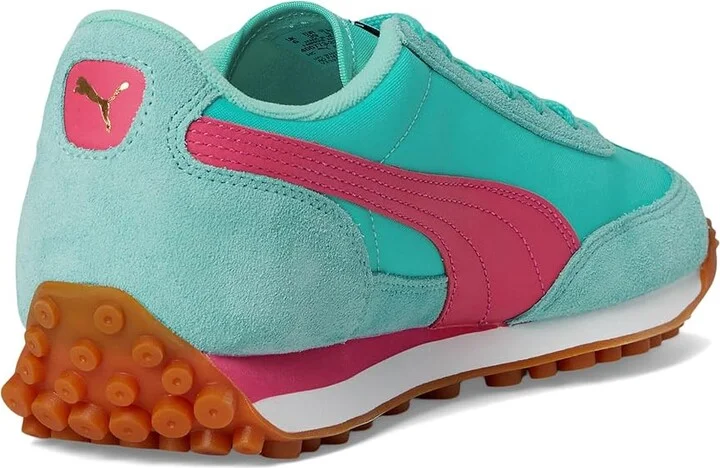 PUMA Easy Rider Shoes Women's Snow Shoes Aquatic/Puma Pink : 7.5 B - Medium, Faux Leather - Image 4