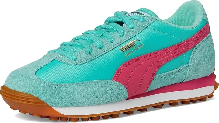 PUMA Easy Rider Shoes Women's Snow Shoes Aquatic/Puma Pink : 7.5 B - Medium, Faux Leather - Image 5