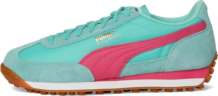 PUMA Easy Rider Shoes Women's Snow Shoes Aquatic/Puma Pink : 7.5 B - Medium, Faux Leather - Image 6