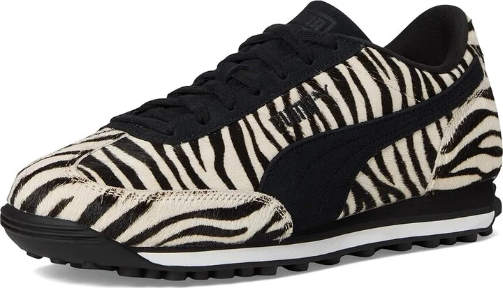 PUMA Easy Rider Shoes Women's Snow Shoes Warm White/Black : 5.5 B - Medium, Faux Leather - Image 5