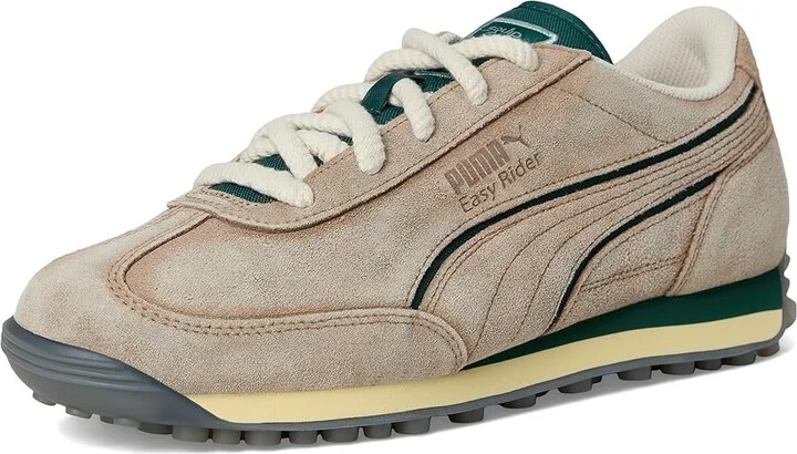 PUMA Easy Rider Squid Game Shoes Men's Shoes Alpine Snow/Dark Myrtle/Club Red : 13 D - Medium, Leather/Synthetic/Textile - Image 5
