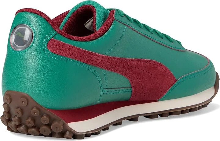 PUMA Easy Rider Squid Game Shoes Men's Shoes Intense Red/Dark Pine : 10.5 D - Medium, Leather/Synthetic/Textile - Image 4