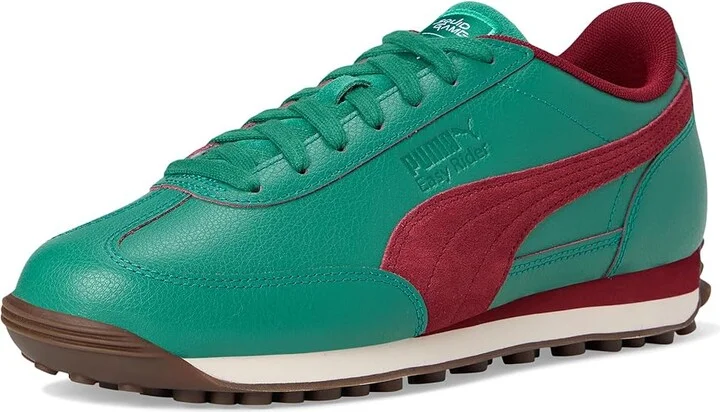 PUMA Easy Rider Squid Game Shoes Men's Shoes Intense Red/Dark Pine : 10.5 D - Medium, Leather/Synthetic/Textile - Image 5