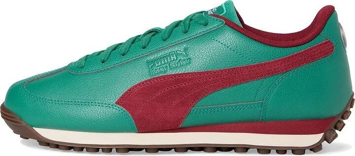 PUMA Easy Rider Squid Game Shoes Men's Shoes Intense Red/Dark Pine : 10.5 D - Medium, Leather/Synthetic/Textile - Image 6