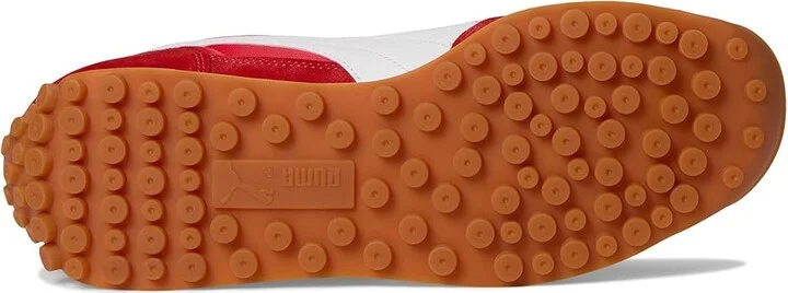 PUMA Easy Rider Vintage Shoes Men's Shoes Puma Red/Puma White : 13 D - Medium, Leather/Textile - Image 3