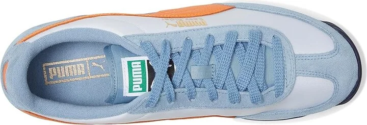 PUMA Easy Rider Vintage Shoes Men's Shoes Silver Mist/Rickie Orange : 13 D - Medium, Leather/Textile - Image 2