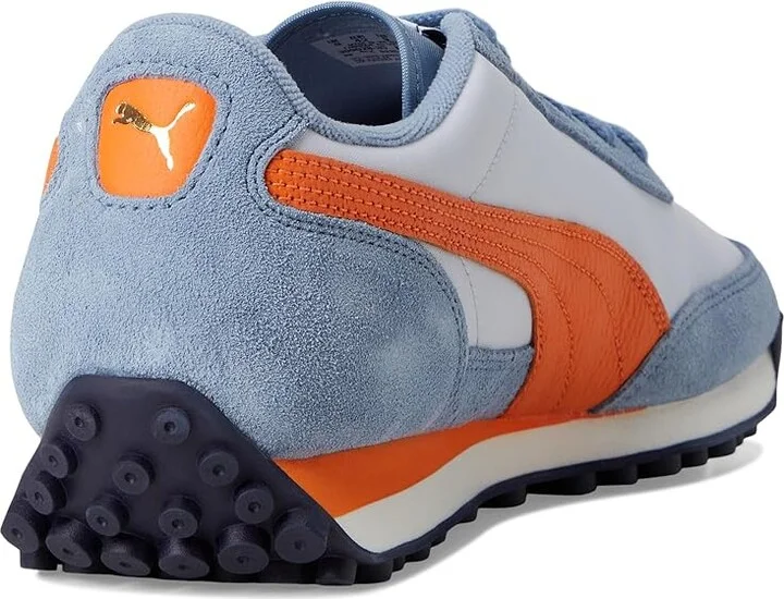 PUMA Easy Rider Vintage Shoes Men's Shoes Silver Mist/Rickie Orange : 13 D - Medium, Leather/Textile - Image 4