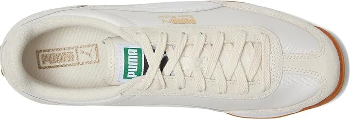 PUMA Easy Rider Vintage Shoes Women's Snow Shoes Alpine Snow/Puma White/Puma Gold : 10.5 B - Medium, Leather/Suede - Image 2