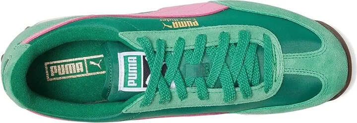 PUMA Easy Rider Vintage Shoes Women's Snow Shoes Archive Green/Poised Pink : 8.5 B - Medium - Image 2