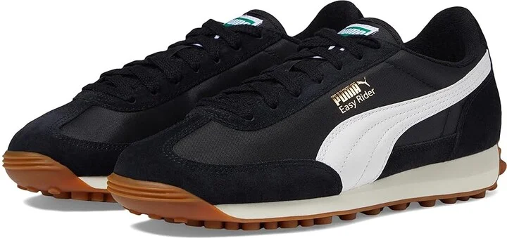 PUMA Easy Rider Vintage Shoes Women's Snow Shoes Puma Black/Puma White : 6.5 B - Medium, Leather/Suede
