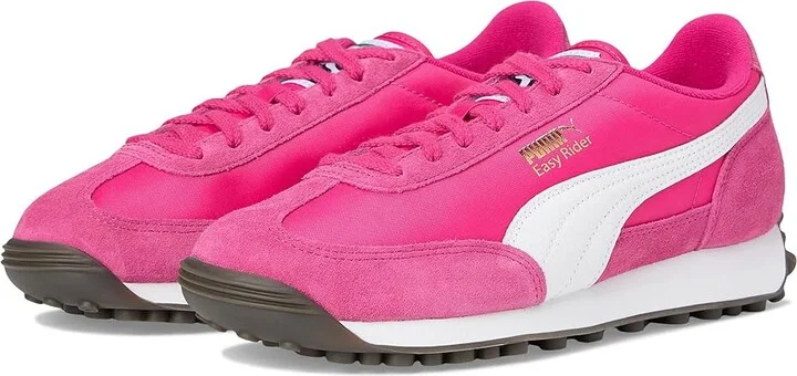 PUMA Easy Rider Vintage Shoes Women's Snow Shoes Puma Pink/Puma White : 9.5 B - Medium