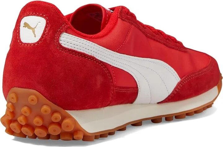 PUMA Easy Rider Vintage Shoes Women's Snow Shoes Puma Red/Puma White : 9.5 B - Medium, Leather/Suede - Image 4