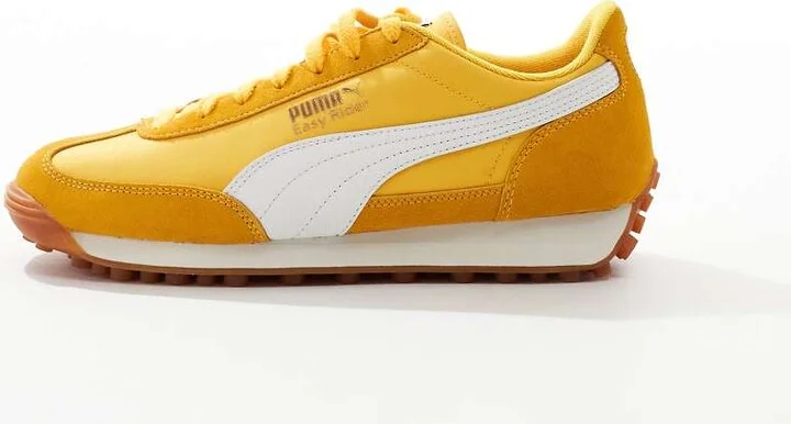 PUMA Easy Rider vintage sneakers in yellow and white - Image 2
