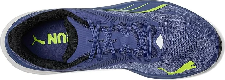 PUMA Electrify Nitro 4 Running Shoes Men's Running Shoes Blue Crystal/Yellow Alert : 9 D - Medium - Image 2