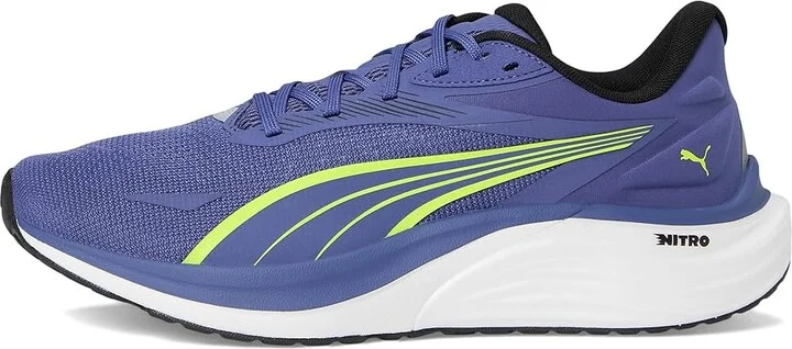 PUMA Electrify Nitro 4 Running Shoes Men's Running Shoes Blue Crystal/Yellow Alert : 9 D - Medium - Image 6