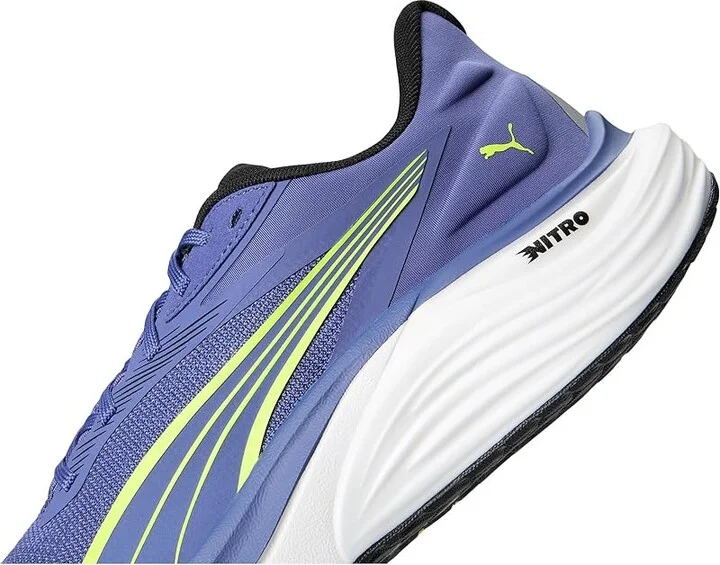 PUMA Electrify Nitro 4 Running Shoes Men's Running Shoes Blue Crystal/Yellow Alert : 9 D - Medium - Image 7