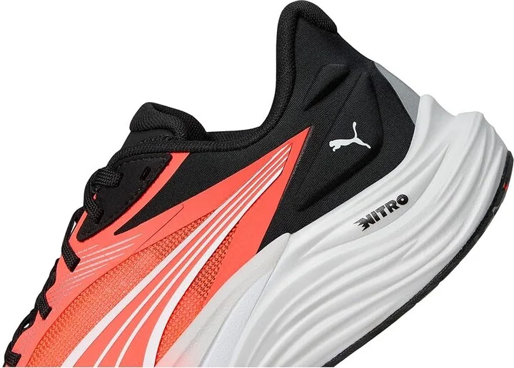 PUMA Electrify Nitro 4 Running Shoes Men's Running Shoes Glowing Red/Puma White/Feather Gray : 12 D - Medium - Image 7