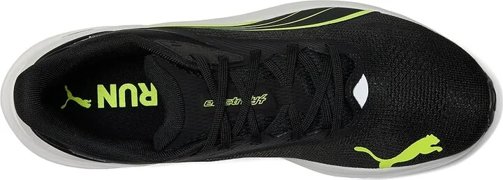 PUMA Electrify Nitro 4 Running Shoes Men's Running Shoes Puma Black/Yellow Alert/Feather Gray : 10.5 D - Medium - Image 2