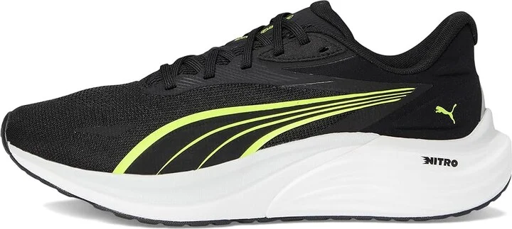 PUMA Electrify Nitro 4 Running Shoes Men's Running Shoes Puma Black/Yellow Alert/Feather Gray : 10.5 D - Medium - Image 6