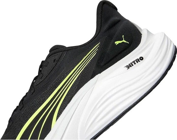 PUMA Electrify Nitro 4 Running Shoes Men's Running Shoes Puma Black/Yellow Alert/Feather Gray : 10.5 D - Medium - Image 7