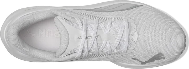 PUMA Electrify Nitro 4 Running Shoes Women's Running Shoes Puma White/Feather Gray : 9 B - Medium - Image 2