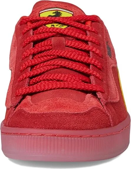 PUMA Ferrari Suede Trippy Men's Lace up casual Shoes Rosso Corsa/Puma Black : 10.5 D - Medium - Image 5